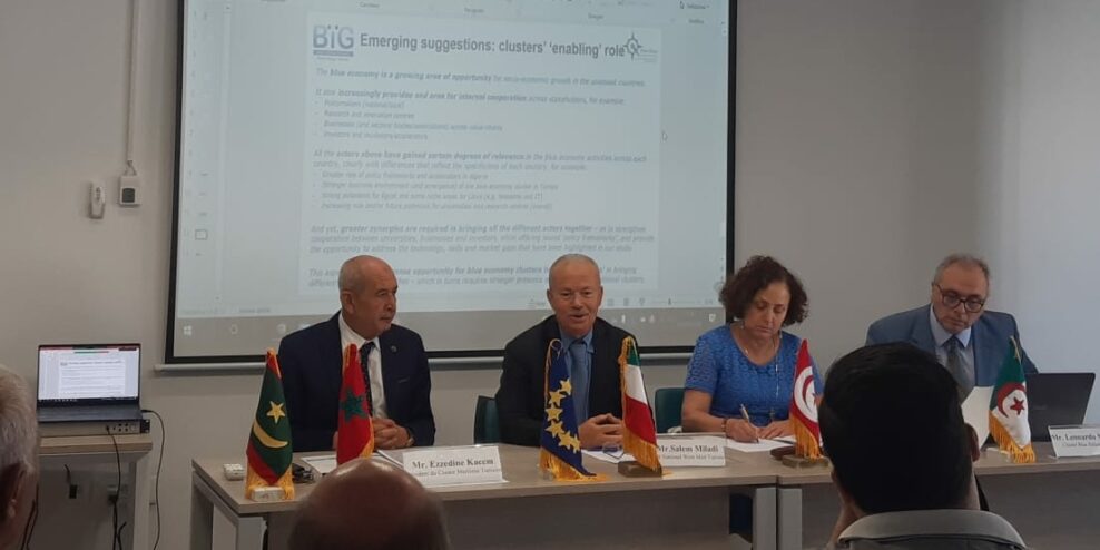 Explorer la création d’un cluster maghrébin au Conférence MEDBLUE sur l’économie bleue durable